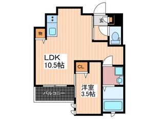 Pension　July廿日市駅前の物件間取画像